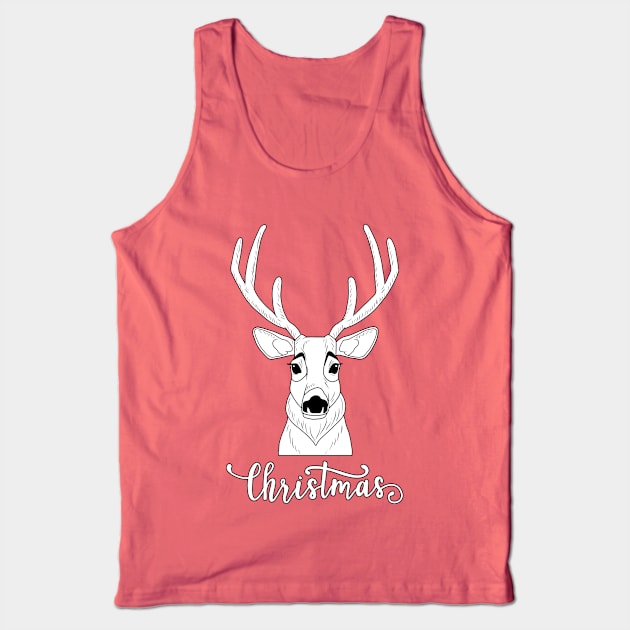 Reindeer Tank Top by valentinahramov